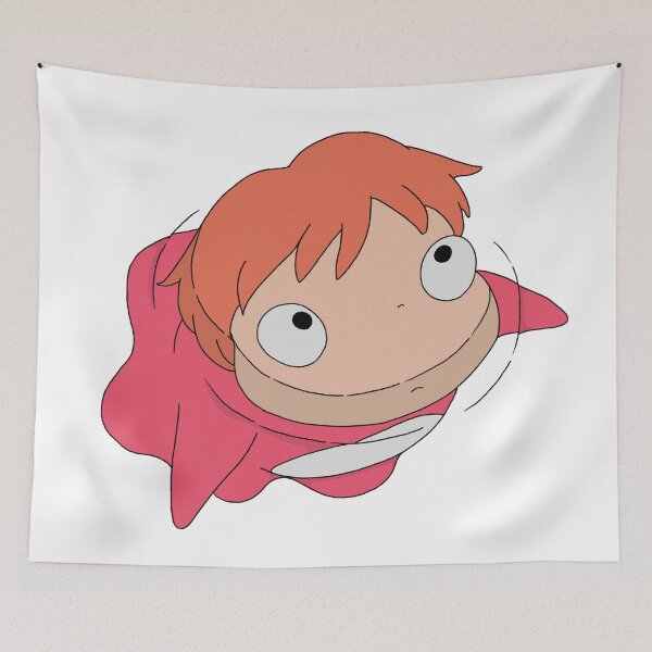 Item preview, Ponyo Fish Cute Under Water Solo Illustration designed and sold by Iska-Designs.