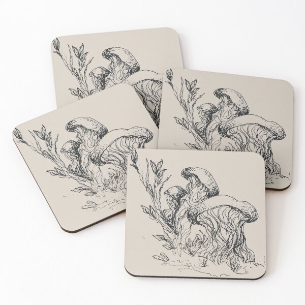 Item preview, Mushrooms | Scribbled Ink designed and sold by Combat the Apathy.