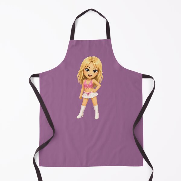 Item preview, Britney-Inspired Tomodachi Doll ? Y2K Pop Princess Cartoon designed and sold by SimplyJasper.
