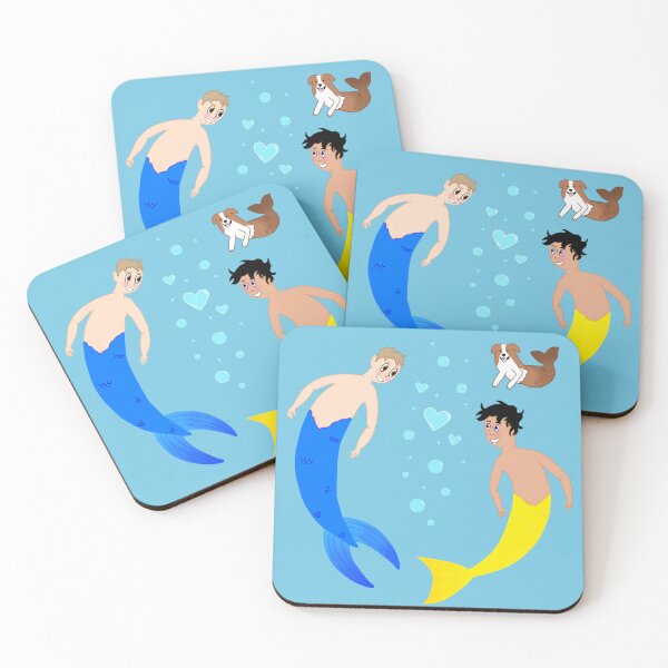 Item preview, Heartstopper Mermen - Nick, Charlie, and Nellie designed and sold by quacksondesigns.