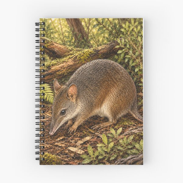 Item preview, Long-Nosed Bandicoot in Forest Litter designed and sold by Pixel Junkies Studio.