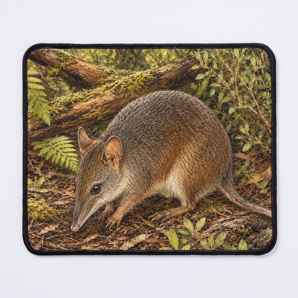 Item preview, Long-Nosed Bandicoot in Forest Litter designed and sold by Pixel Junkies Studio.