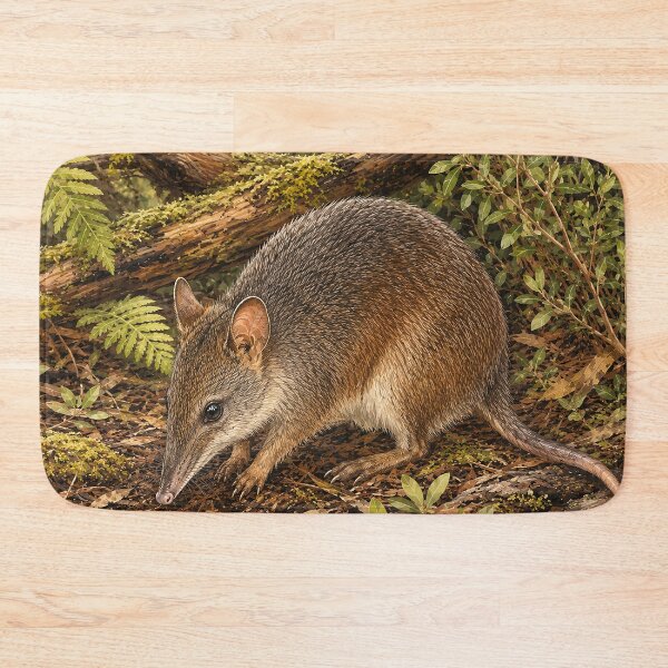 Item preview, Long-Nosed Bandicoot in Forest Litter designed and sold by Pixel Junkies Studio.