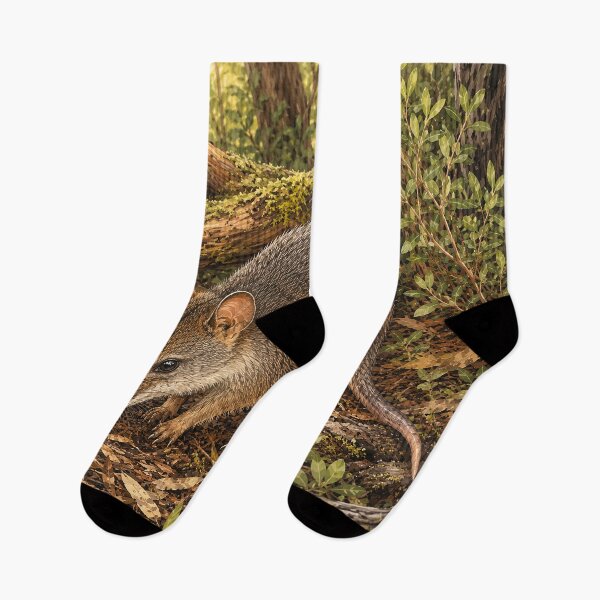 Item preview, Long-Nosed Bandicoot in Forest Litter designed and sold by Pixel Junkies Studio.