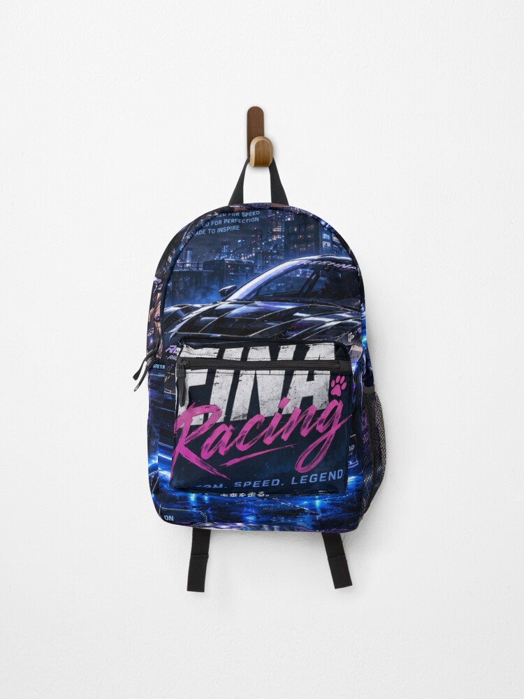 Thumbnail 1 of 3, Backpack, REINA Racing – Chase Your Dream designed and sold by RinaWorksJP.