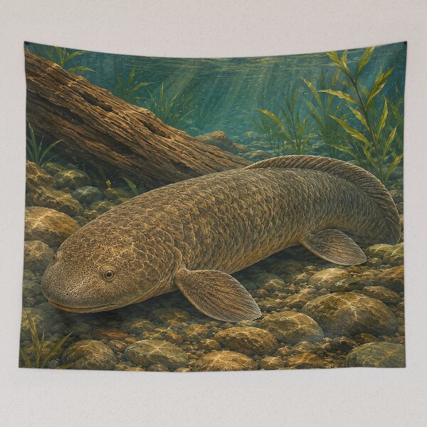 Item preview, Australian Lungfish in Freshwater designed and sold by Pixel Junkies Studio.