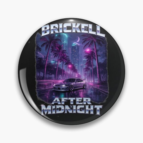 Item preview, Brickell Miami Y2K Night Drive Streetwear Aesthetic designed and sold by piketo.
