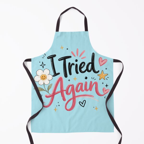 Item preview, I Tried Again Cute Motivational Quote Design | Kawaii Pastel Mental Health Aesthetic designed and sold by Sanika arts .