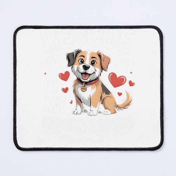 Item preview, Adopted Dog Life Rescue Is My Favorite Breed Premium Tri-blend T-Shirt designed and sold by RKdrawings.