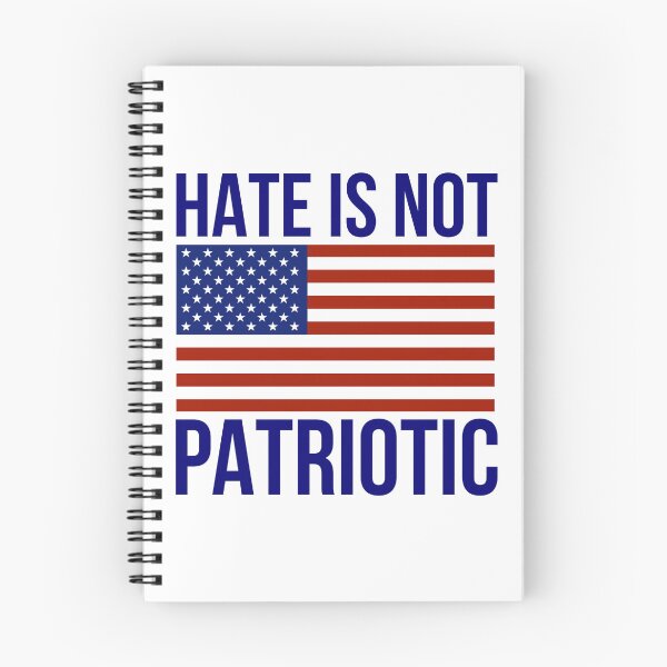 Item preview, Hate is not patriotic  designed and sold by Rachel the Artist .