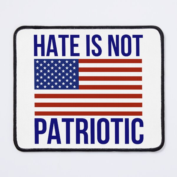 Item preview, Hate is not patriotic  designed and sold by Rachel the Artist .