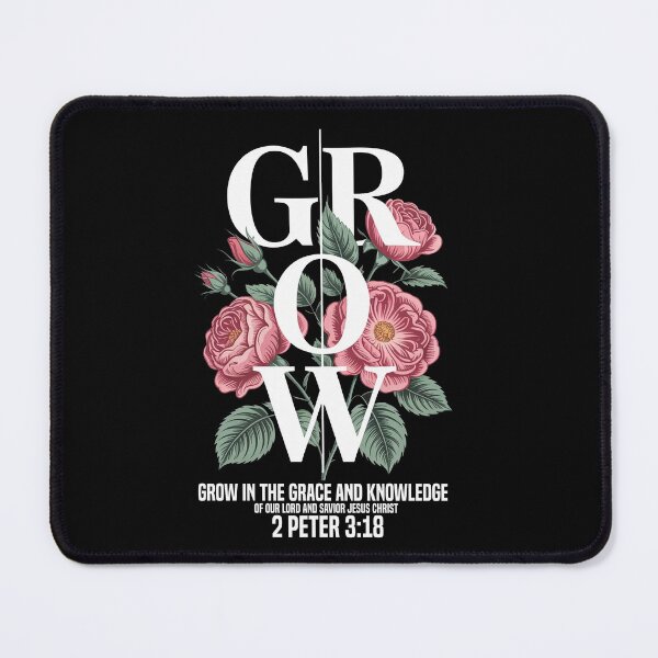 Item preview, Grow In Grace | Minimalist Wildflower Christian Art designed and sold by The Loved Label.
