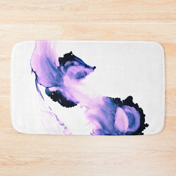 Item preview, Synergy in Violet Abstract Alcohol Ink Painting designed and sold by nancyjcreates.