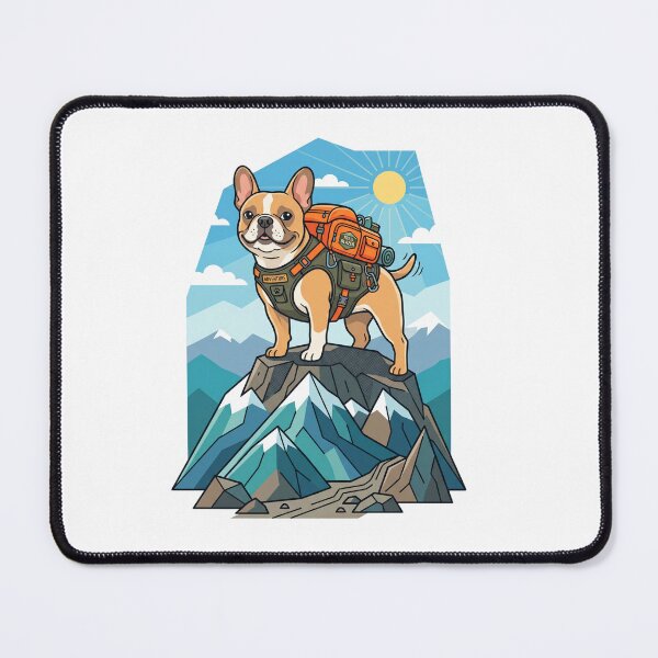Item preview, French Bulldog Hiking Club Outdoor Adventure Dog Mom designed and sold by PictoVibe.