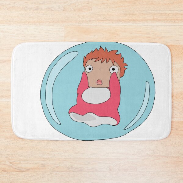 Item preview, Ponyo Fish Cute Bubble Solo Illustration designed and sold by Iska-Designs.