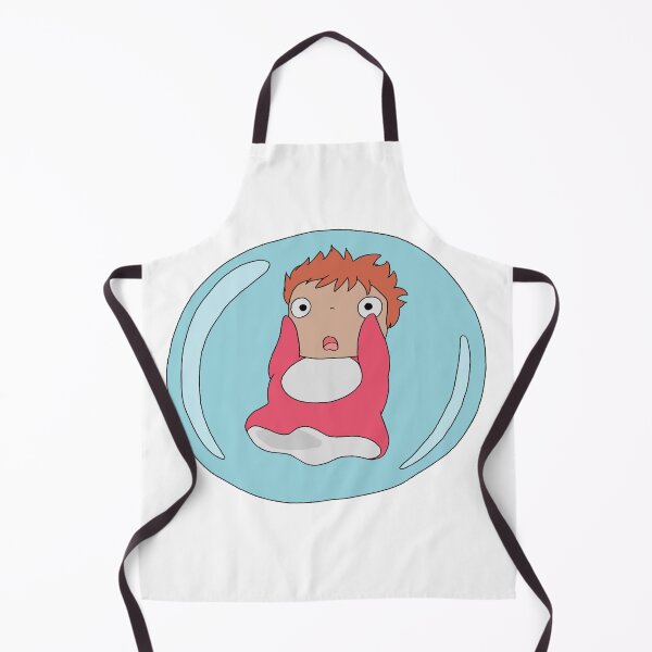 Item preview, Ponyo Fish Cute Bubble Solo Illustration designed and sold by Iska-Designs.