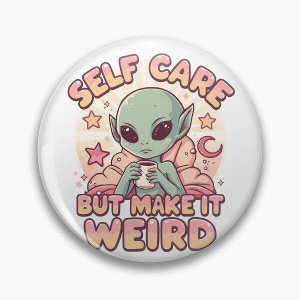 Item preview, Self Care But Make It Weird Shirt, Mental Health Cute Alien, Positive Affirmation Tee, Soft Aesthetic Gift designed and sold by JaiSoftStudio.