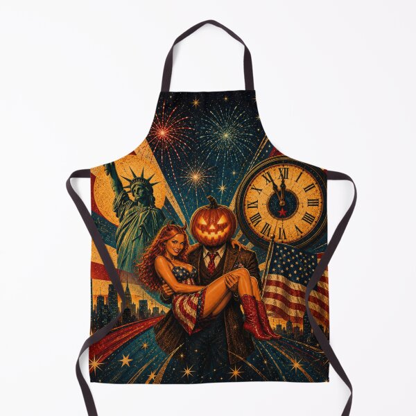 Item preview, Headless Horseman Patriotic Celebration - Retro Gothic Fantasy Art designed and sold by TheHorsemanRidesAgain.