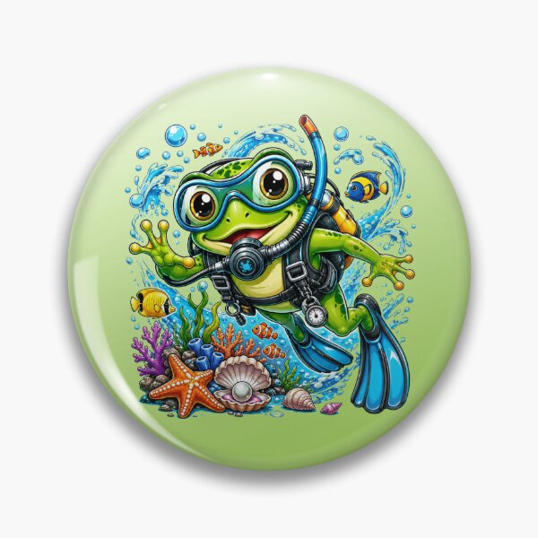 Item preview, Frog Scuba designed and sold by skkyfaithArtz.