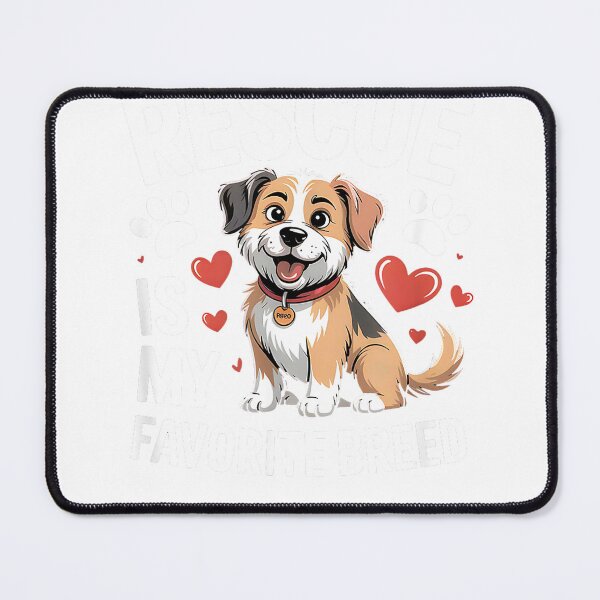 Item preview, Adopted Dog Life Rescue Is My Favorite Breed T-Shirt designed and sold by kevincuellar.