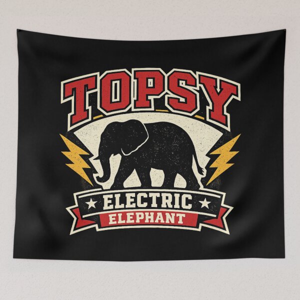 Item preview, Topsy the Electric Elephant designed and sold by pUNKnown.