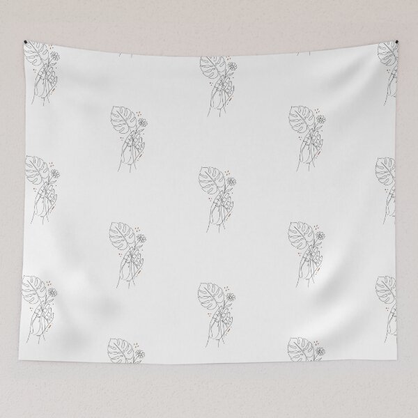 Item preview, Minimalist Plant Parent One Line Art Boho Monstera designed and sold by PictoVibe.