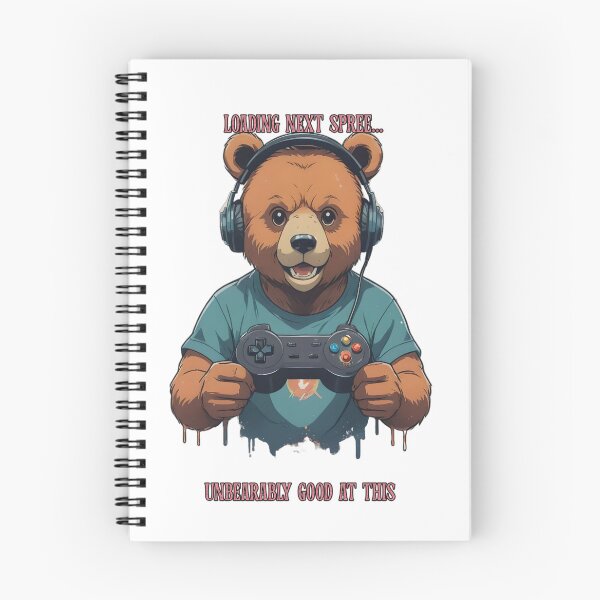 Item preview, Loading Next Spree Unbearably Good At This Gamer Bear designed and sold by Animalloveus.