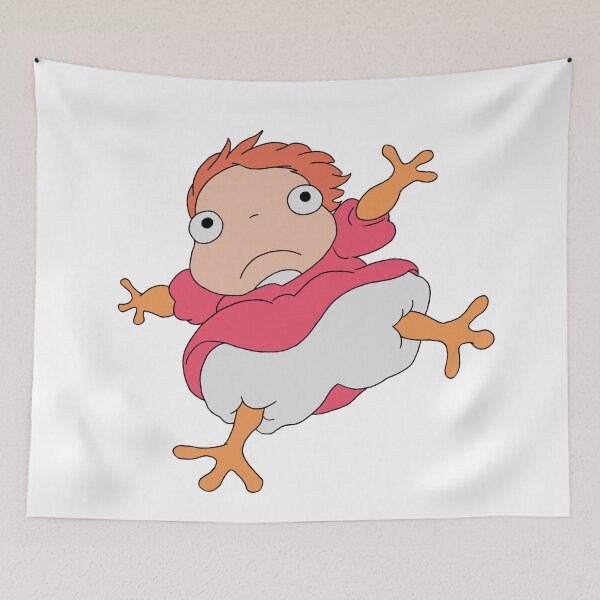 Item preview, Ponyo Fish Transform Cute Spread Solo Illustration designed and sold by Iska-Designs.