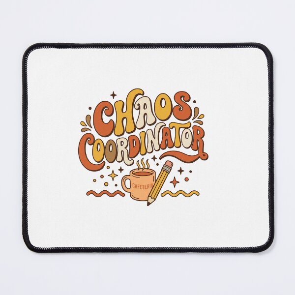 Item preview, Teacher Chaos Coordinator Coffee Retro Classroom Humor designed and sold by PictoVibe.