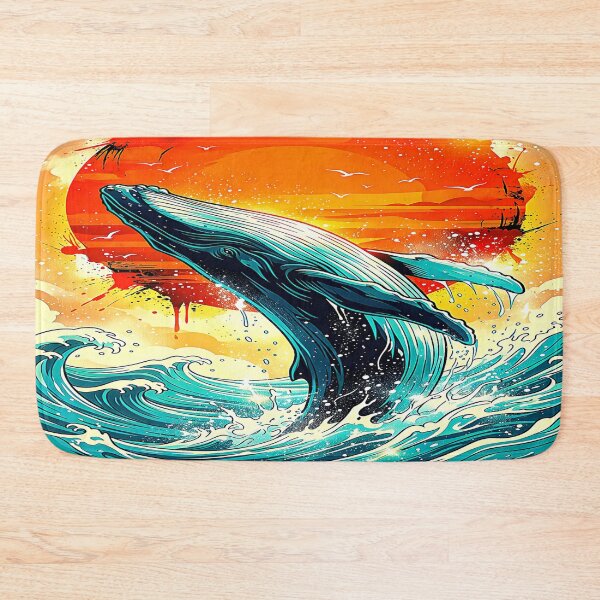 Item preview, Japan Surfing Pattern Beach Design of Red Sun&Wave  Pool Camping Yoga Gift For Friends designed and sold by PIKASSO2026.