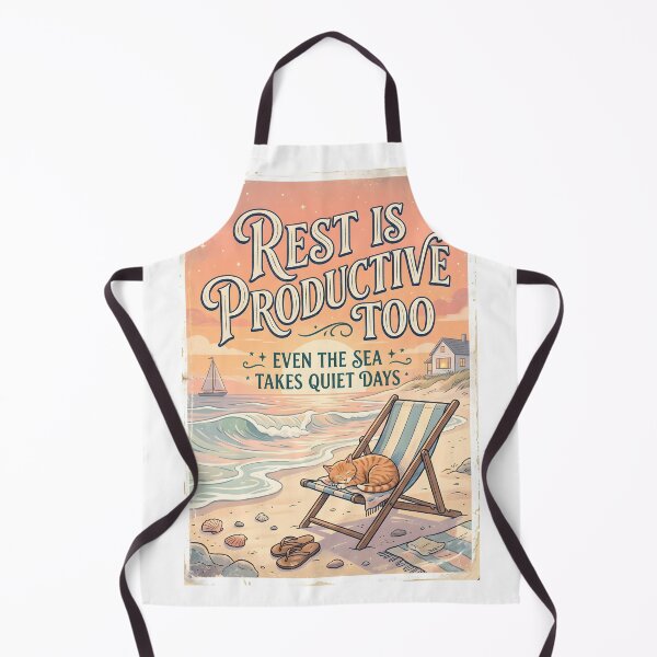 Item preview, Rest Is Productive Too – Ocean Therapy Poster Design designed and sold by Sea Gem.