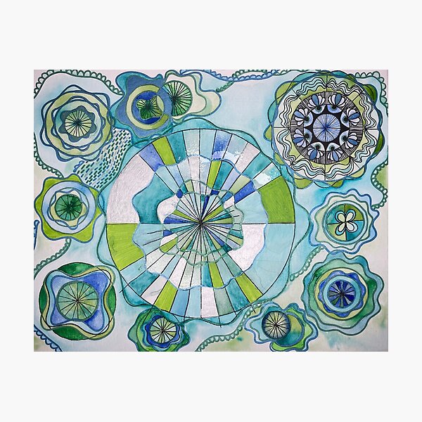 Item preview, Joy Waves & Circles designed and sold by Art-saaaved.