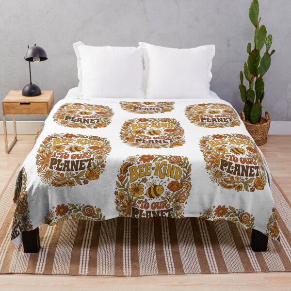 Item preview, Vintage 70s Bee Kind To Our Planet Eco Activism designed and sold by PictoVibe.