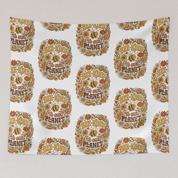 Item preview, Vintage 70s Bee Kind To Our Planet Eco Activism designed and sold by PictoVibe.