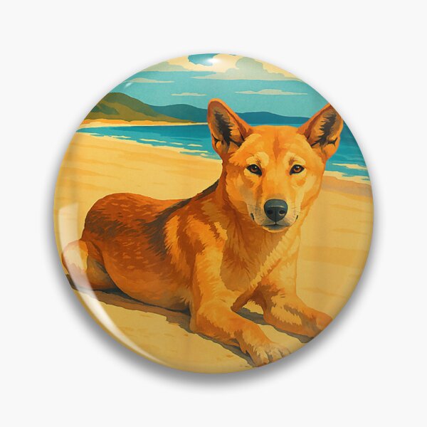 Item preview, Kgari Australia Fraser Island Dingo designed and sold by goombi-creative.