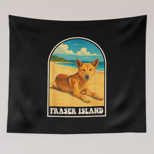 Item preview, Kgari Australia Fraser Island Dingo designed and sold by goombi-creative.