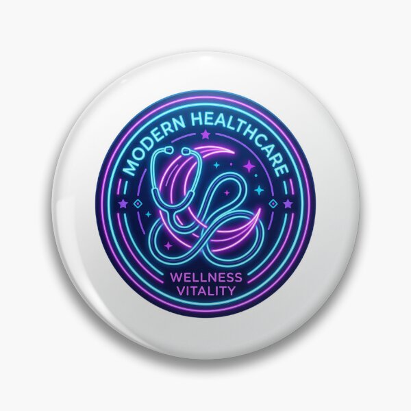 Item preview, Night Shift Vibes Nurse Medical Stethoscope Neon Moon designed and sold by PictoVibe.