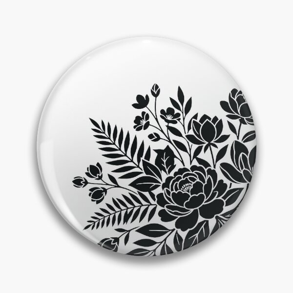 Item preview, Elegant Timeless Floral Silhouette designed and sold by BrunoLinuxArt.