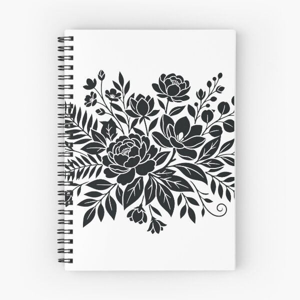Item preview, Elegant Timeless Floral Silhouette designed and sold by BrunoLinuxArt.