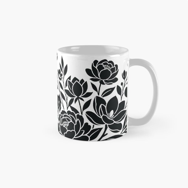 Item preview, Elegant Timeless Floral Silhouette designed and sold by BrunoLinuxArt.