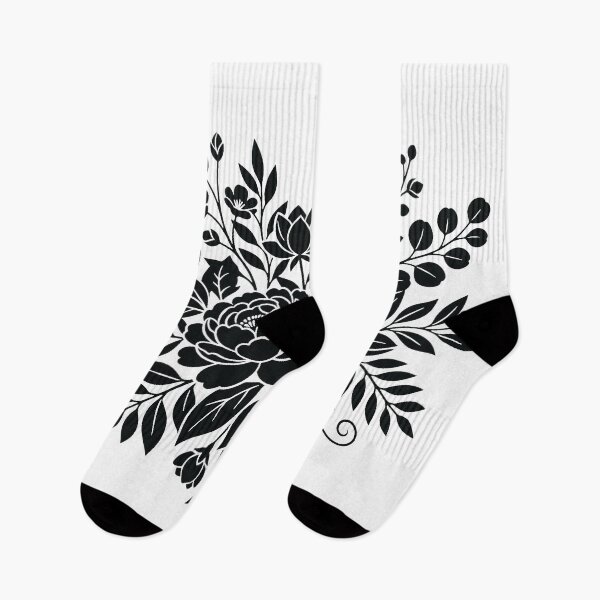 Item preview, Elegant Timeless Floral Silhouette designed and sold by BrunoLinuxArt.