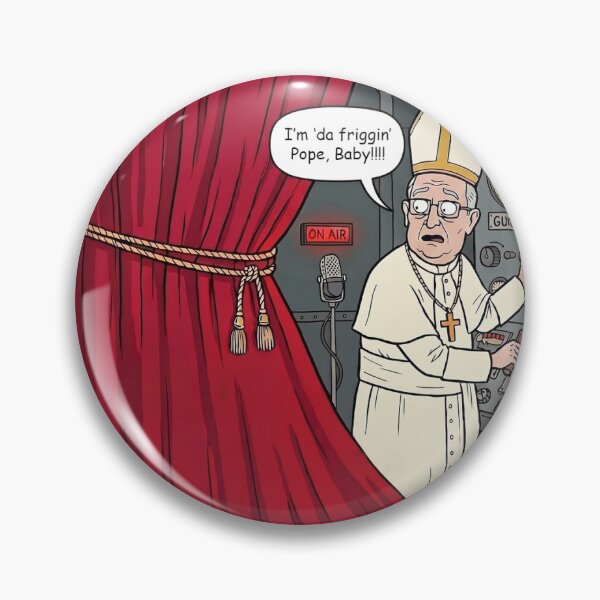 Item preview, Pope behind the curtain. designed and sold by Public Domain Poacher.