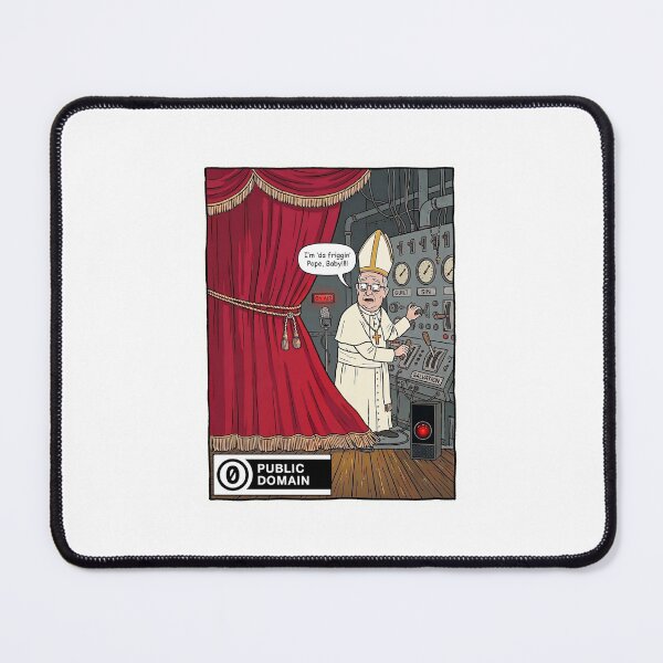 Item preview, Pope behind the curtain. designed and sold by Public Domain Poacher.