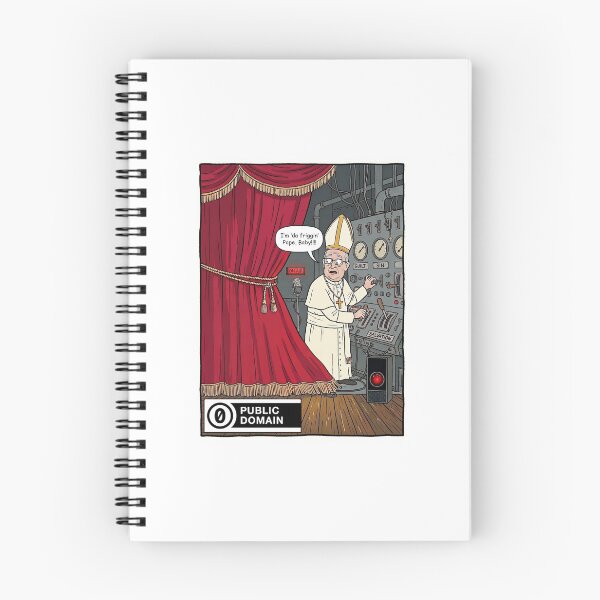 Item preview, Pope behind the curtain. designed and sold by Public Domain Poacher.