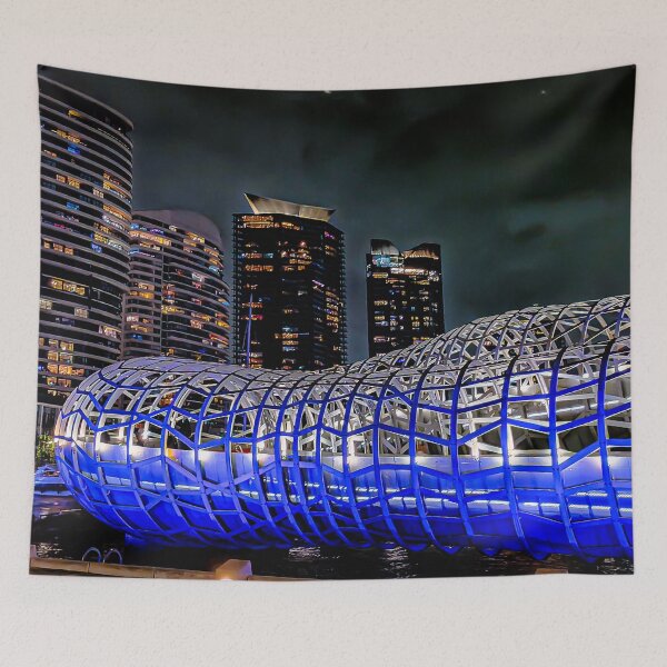 Item preview, New Years Eve by the Webb Pedestrian Bridge - Melbourne, Victoria, Australia designed and sold by Steven Jodoin.