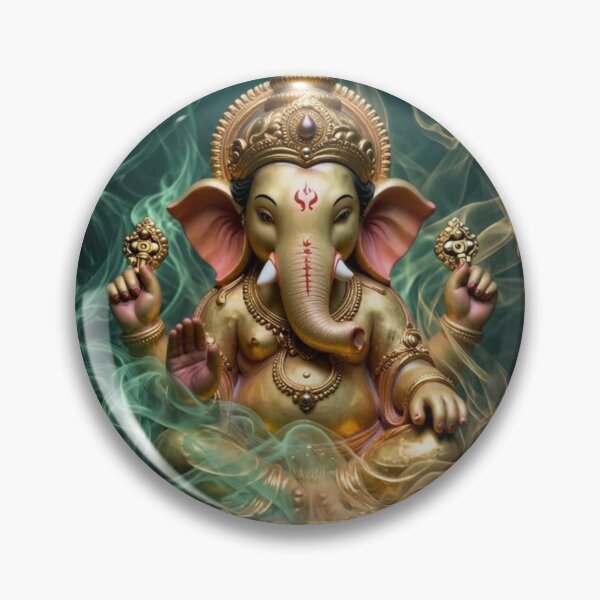 Item preview, Golden Ganesha Sacred Spiritual Art designed and sold by Loveinfinite369.