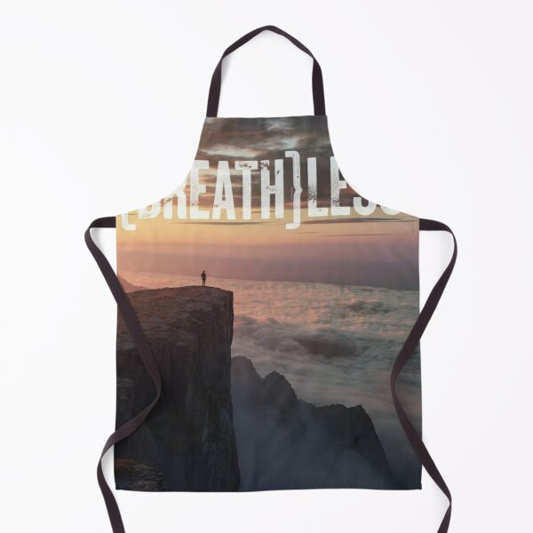 Item preview, BREATH LESS - Cliff Edge Sunset Adventure Fearless Motivation Nature Art designed and sold by AiNaturalsOnly.
