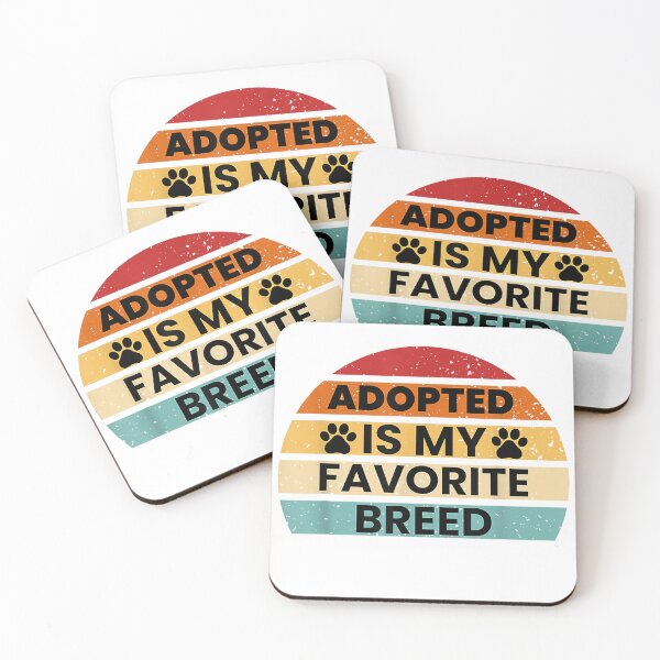 Item preview, Adopted Is My Favorite Breed, Dog Lover T-Shirt designed and sold by kevincuellar.