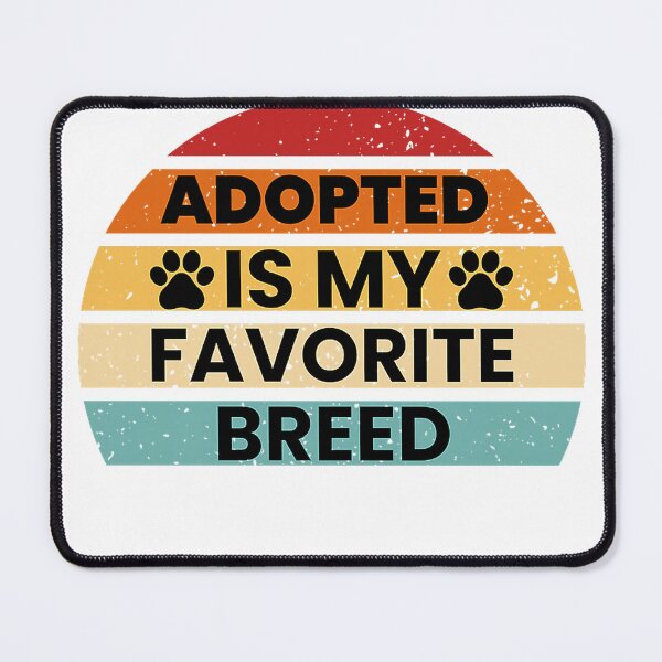 Item preview, Adopted Is My Favorite Breed, Dog Lover Premium Tri-blend T-Shirt designed and sold by RKdrawings.