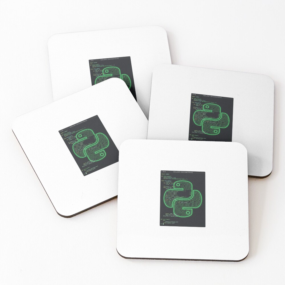 Item preview, Coasters (Set of 4) designed and sold by PictoVibe.